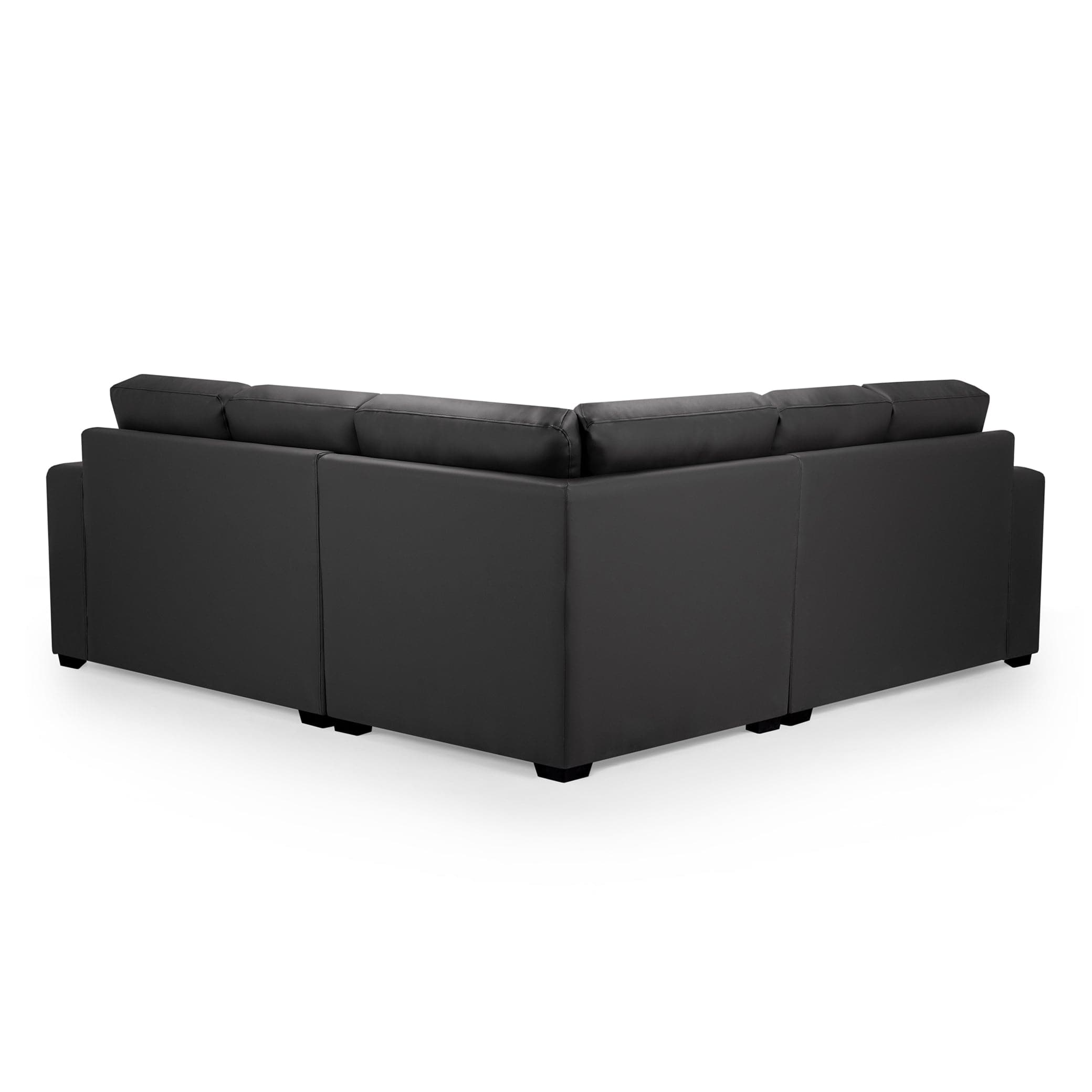 Olivia Sofa Black Large Corner (7025327571008)