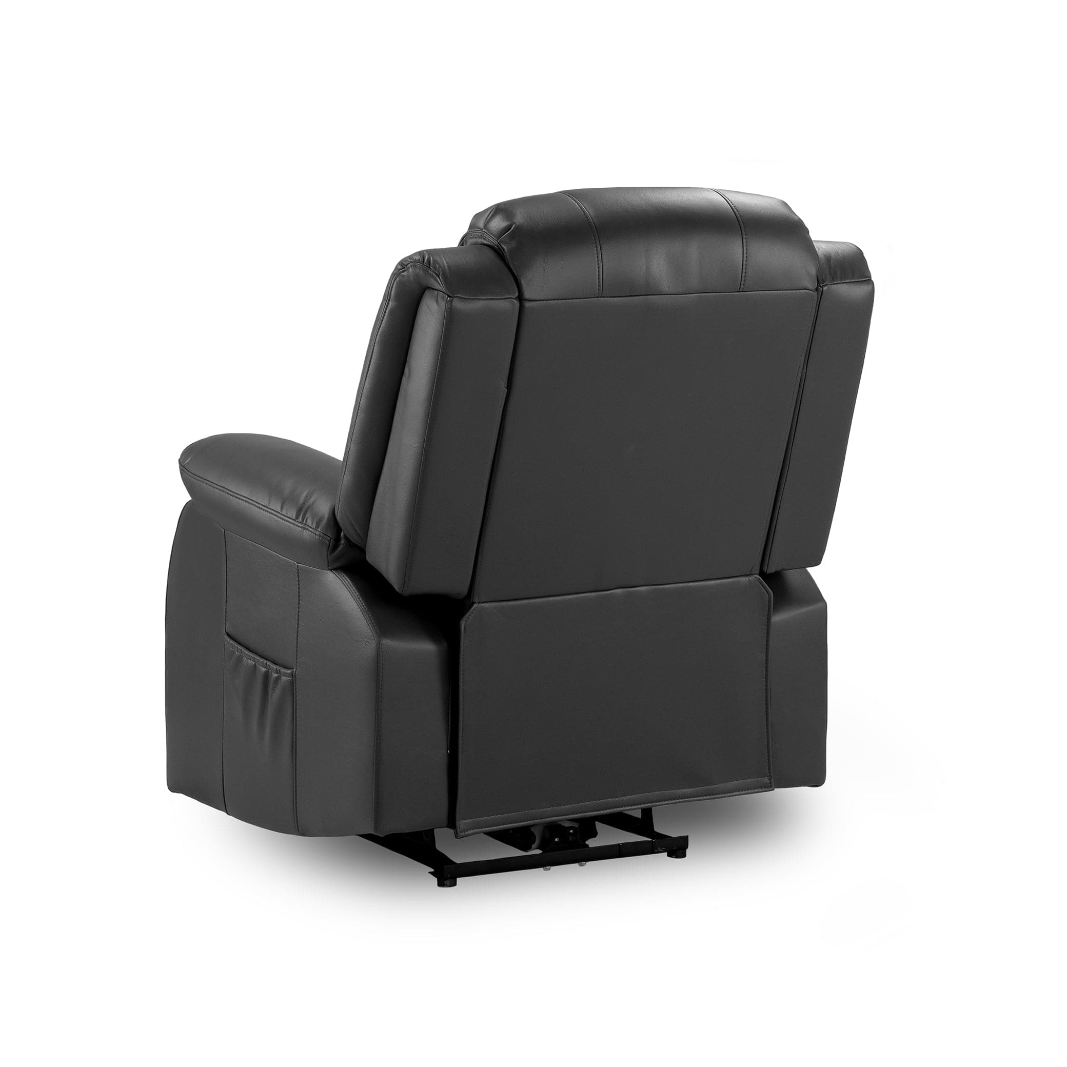 Otto Electric Recliner Sofa Black Armchair (7025821352000)