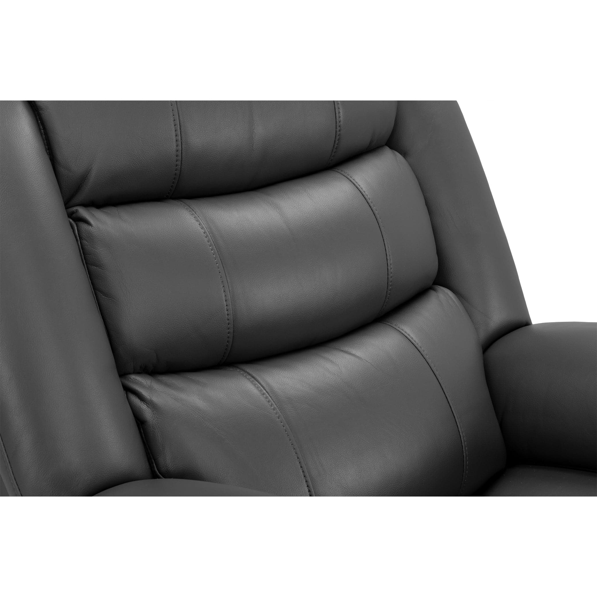 Otto Electric Recliner Sofa Black Armchair (7025821352000)