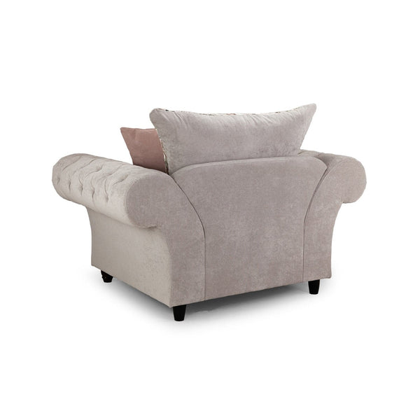 Roma Chesterfield Sofa Beige Armchair (7025829085248)