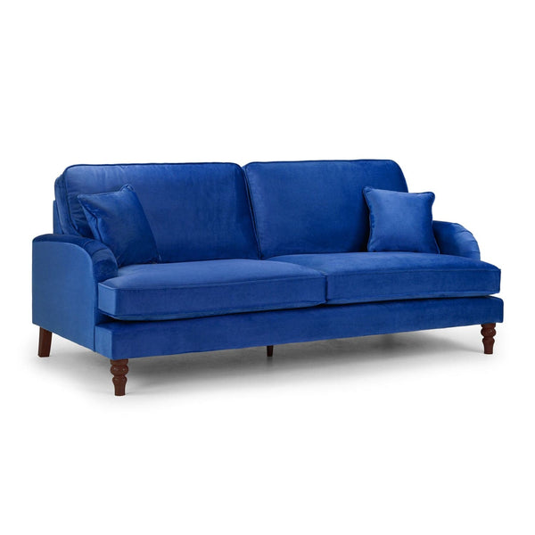 Rupert Sofa Plush Blue 4 Seater (7027324878912)