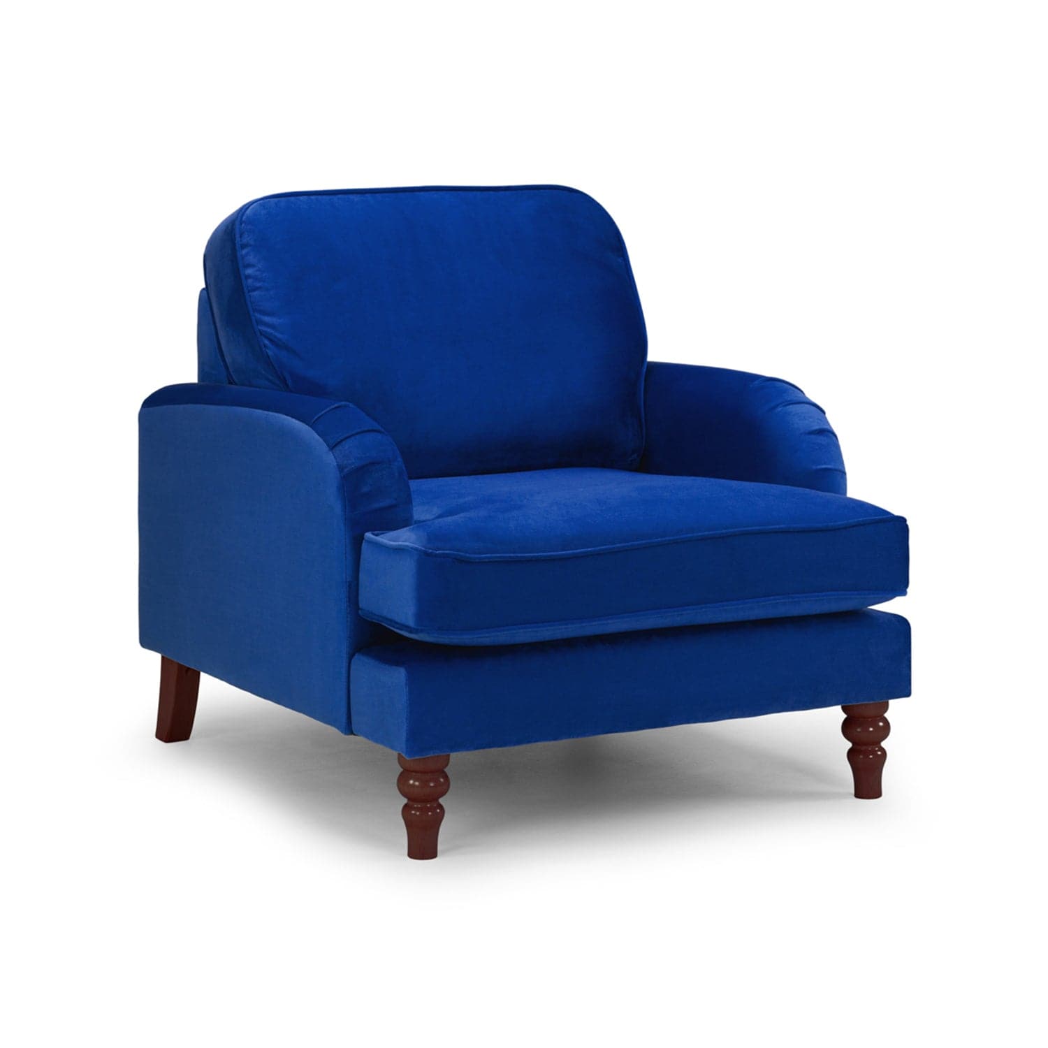 Rupert Sofa Plush Blue Armchair (7027324977216)