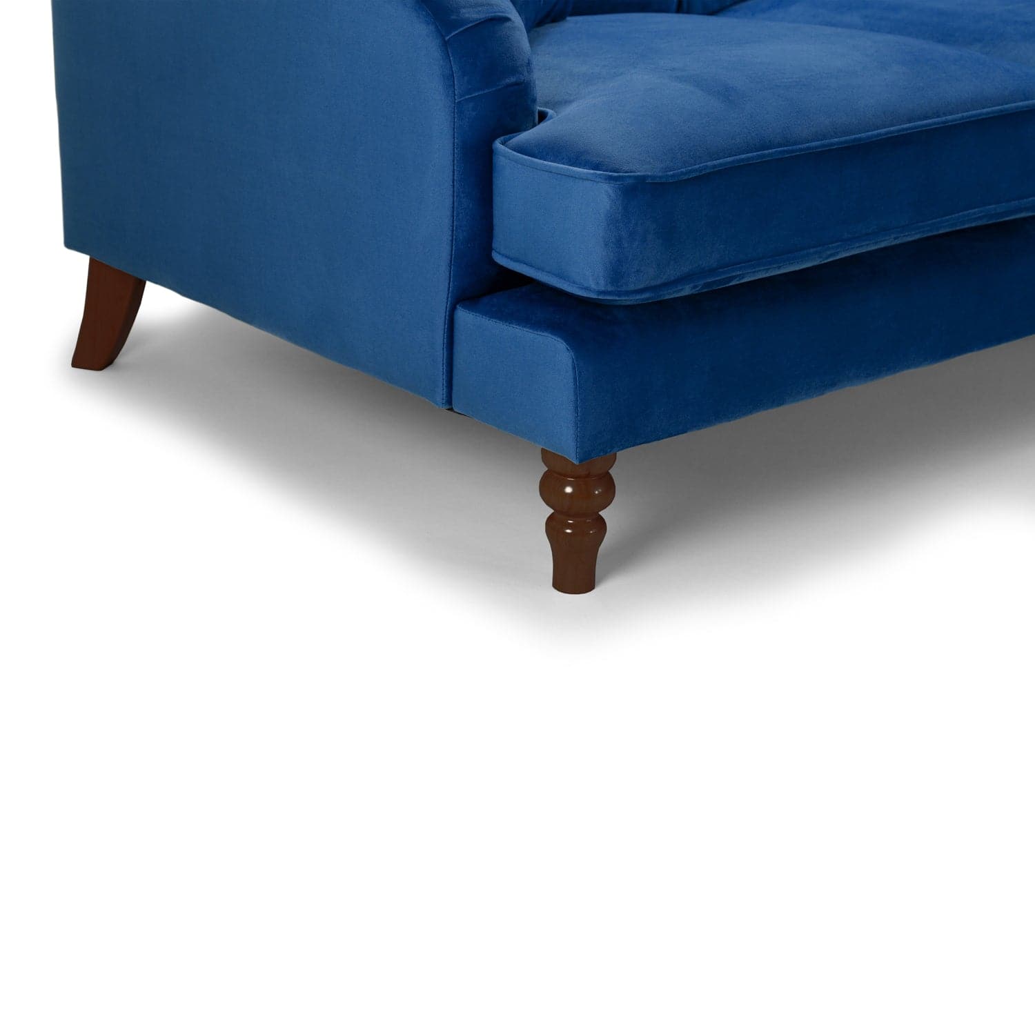 Rupert Sofa Plush Blue Left Hand Facing Corner (7027325108288)