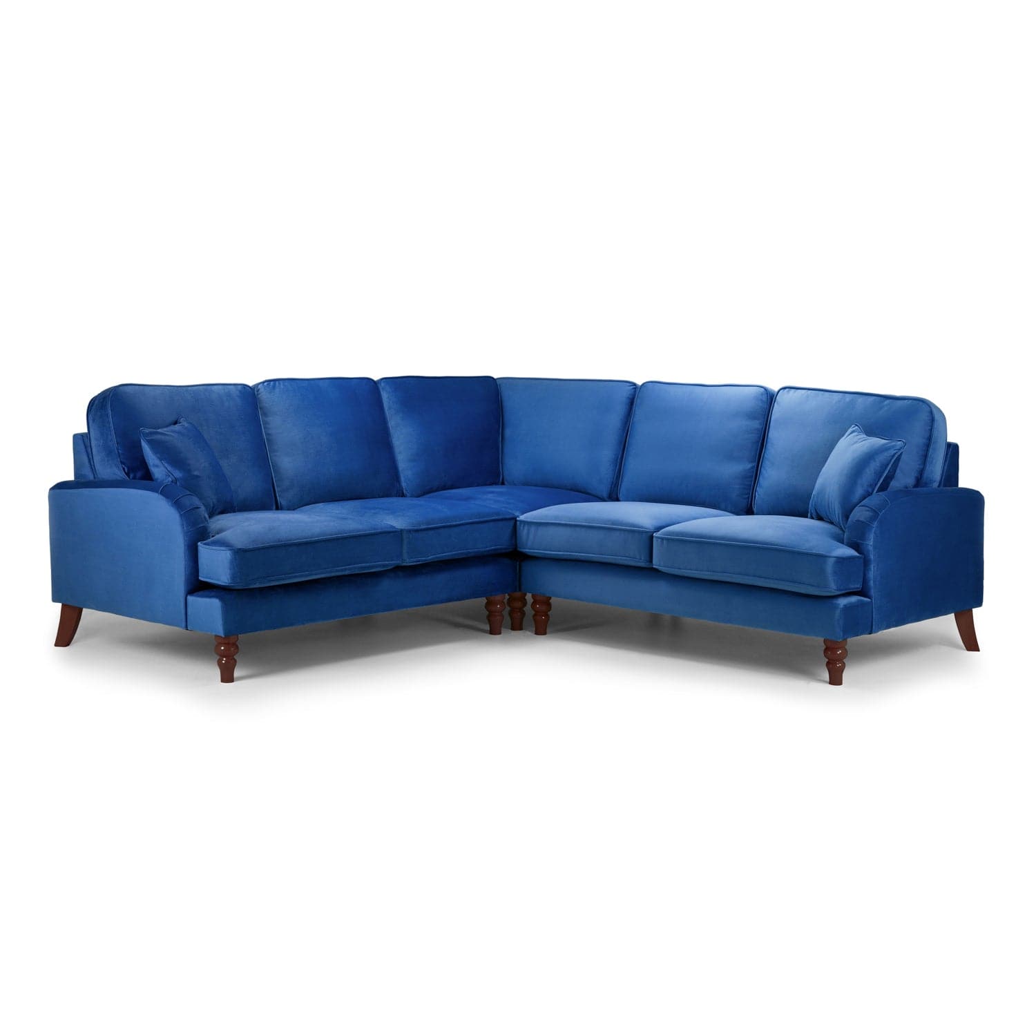 Rupert Sofa Plush Blue Large Corner (7027325173824)