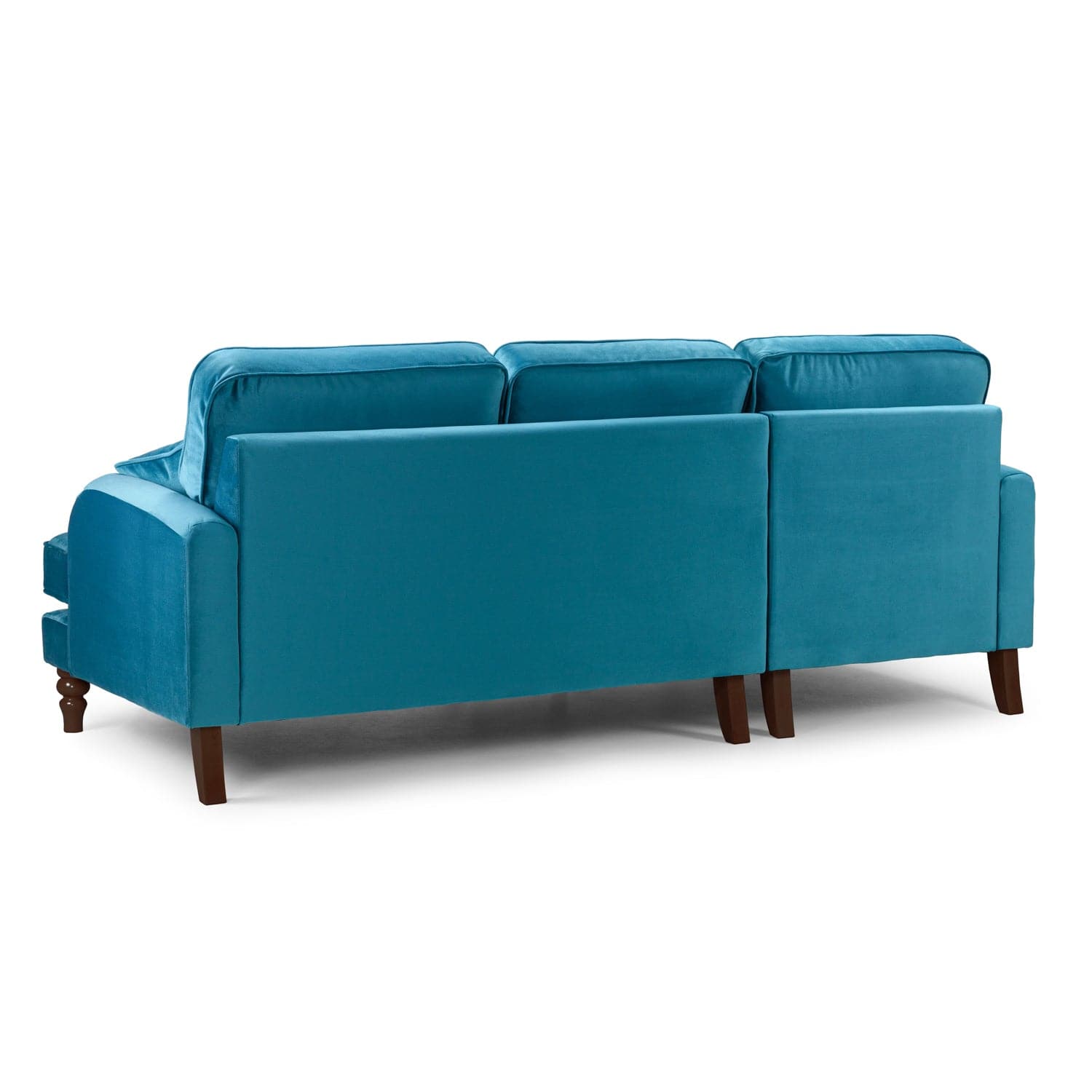 Rupert Sofa Plush Teal 2 Seater (7027325370432)