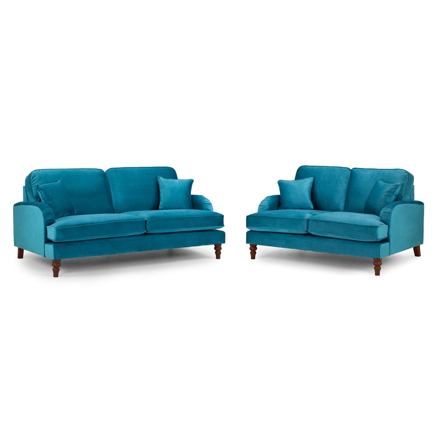 Rupert Sofa Plush Teal 3+2 Set (7027326025792)