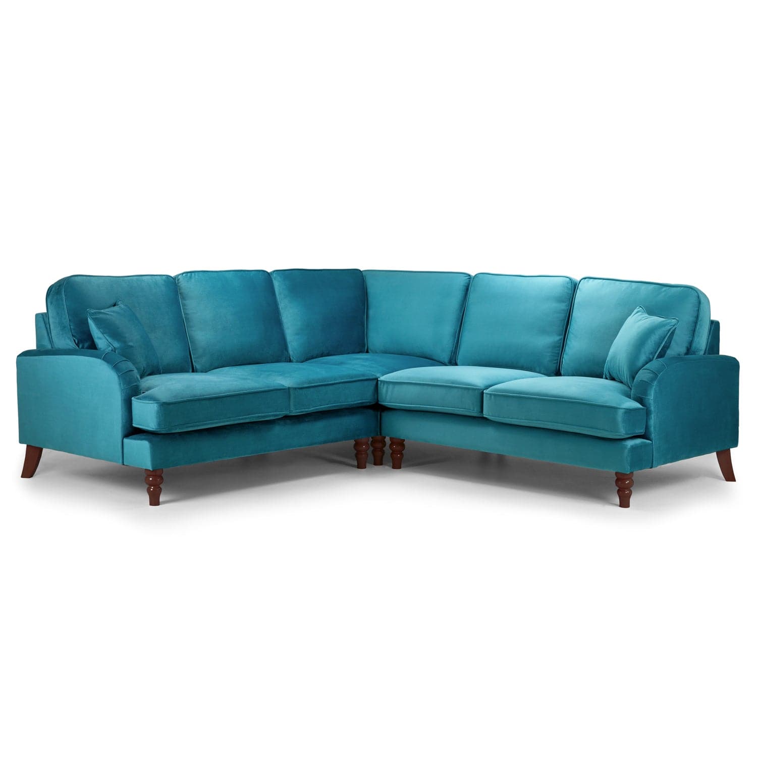 Rupert Sofa Plush Teal Large Corner (7027327500352)