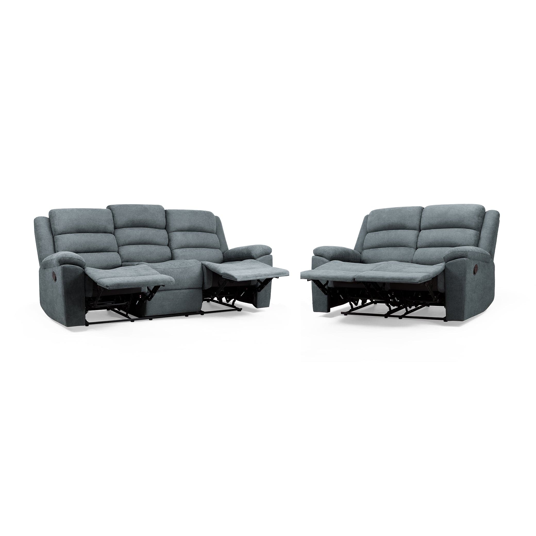 Sable Recliner Sofa Grey 3+2 Set (7026210439232)