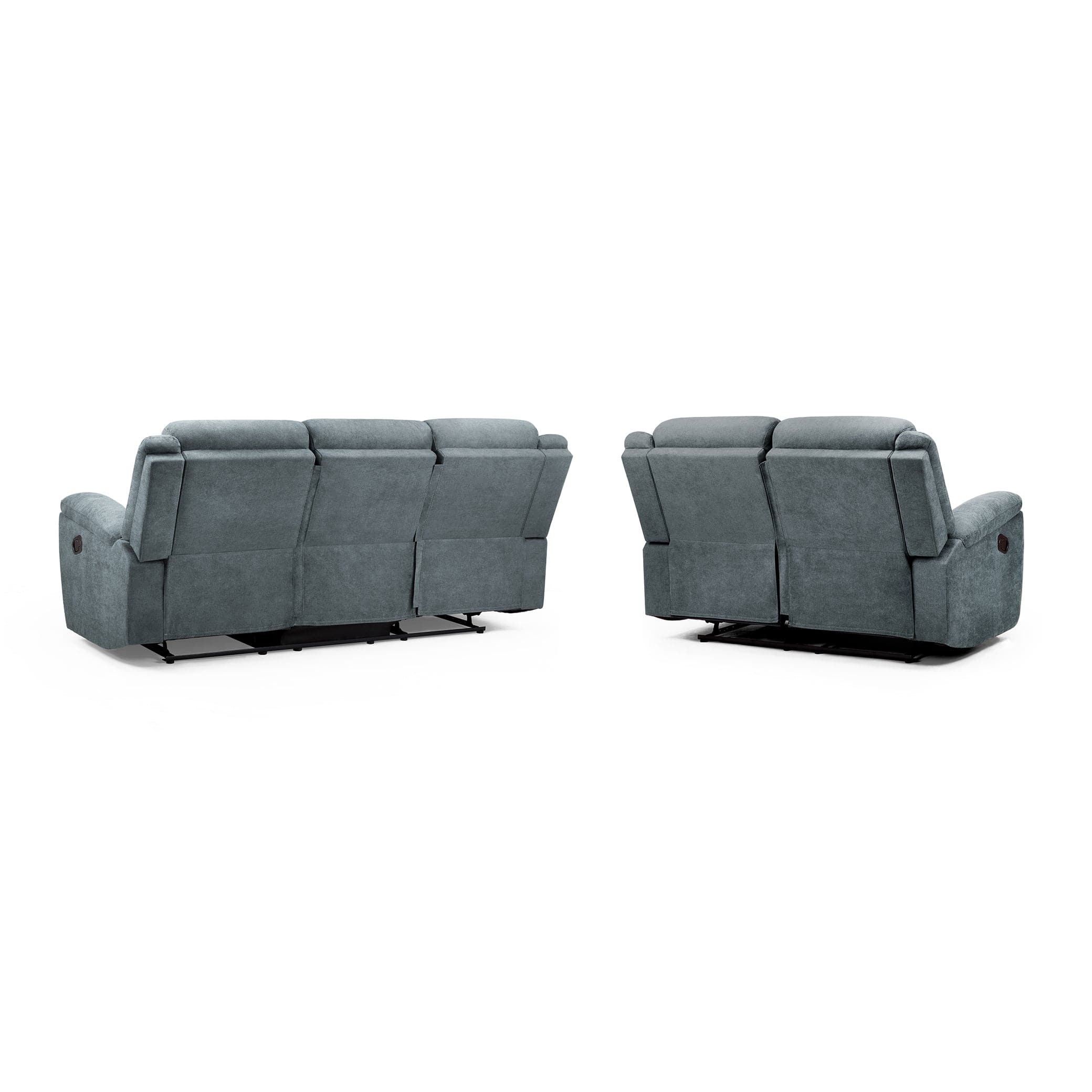 Sable Recliner Sofa Grey 3+2 Set (7026210439232)