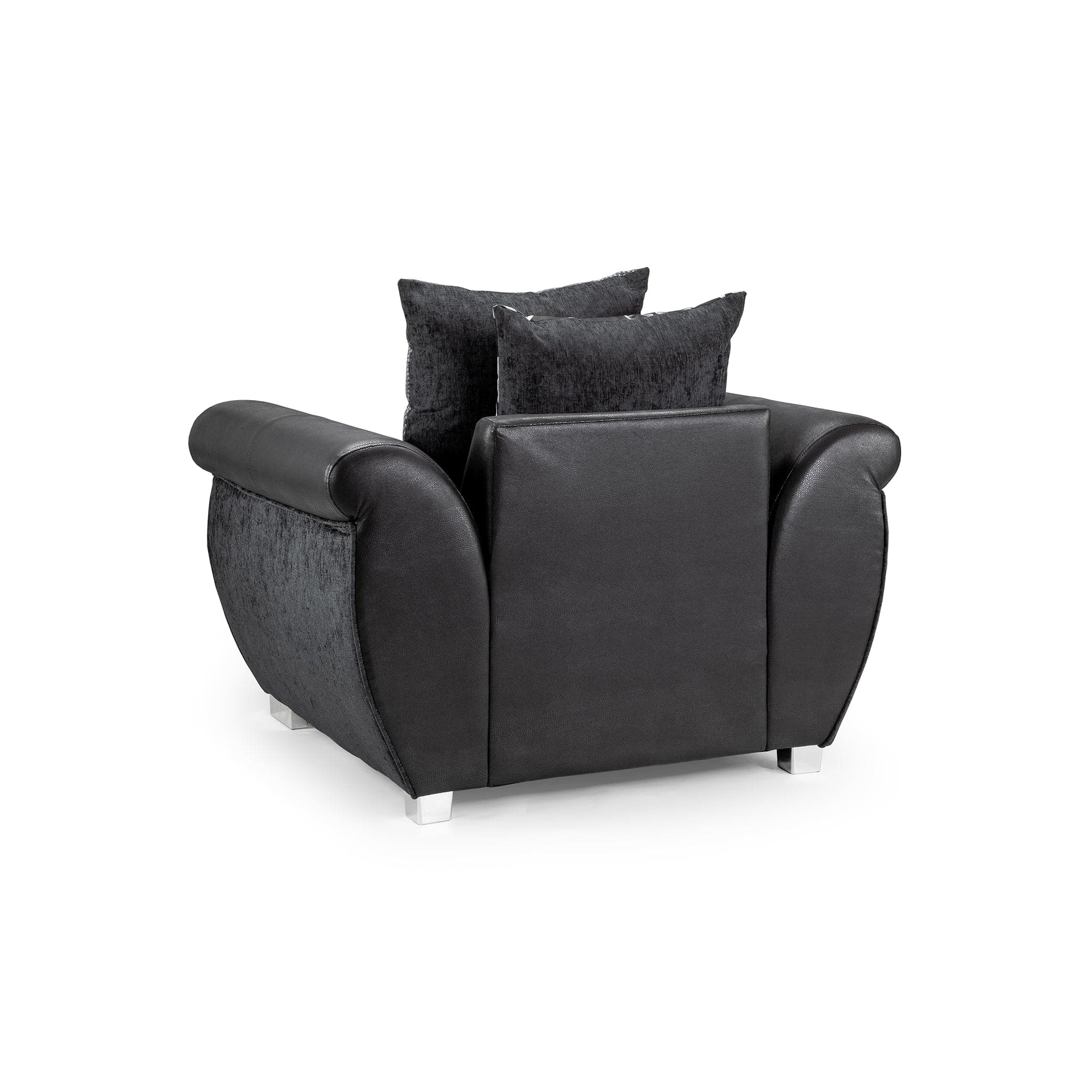 Shannon Sofa Black/Grey Armchair (7026349441088)