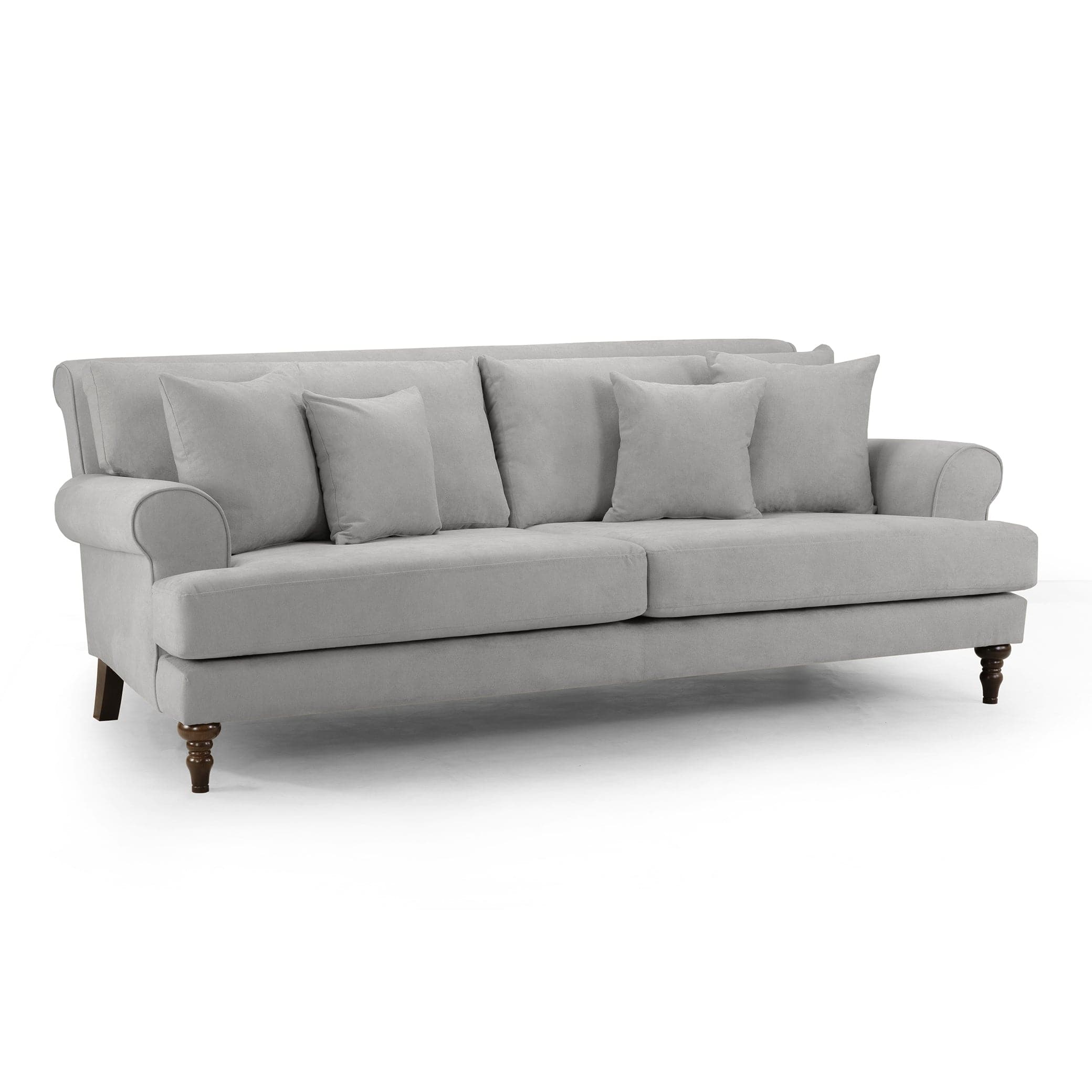 Summer Sofa Grey 4 Seater (7026362974272)