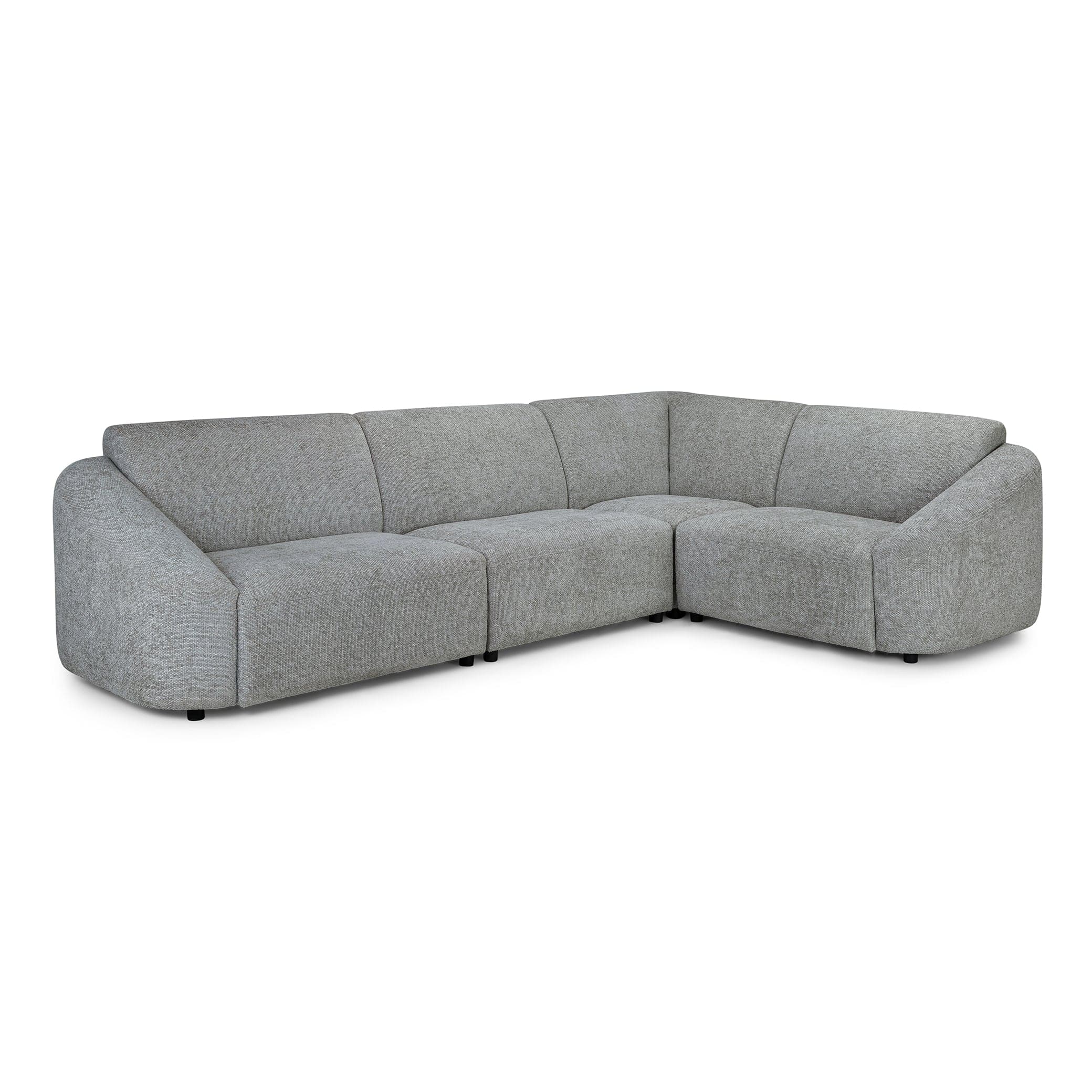 Tucano Modular Sofa Grey Right Hand Facing Corner (7026579701824)