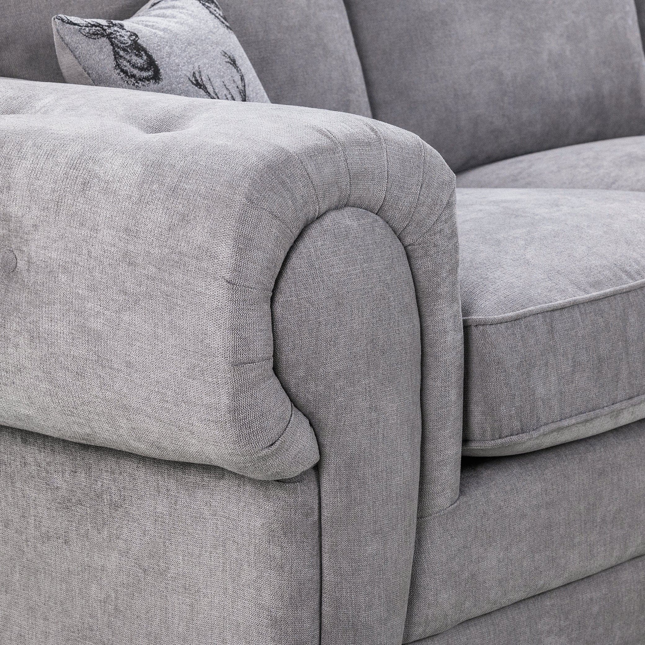 Verona Fullback Sofa Grey 3+2 Set (7026592415808)