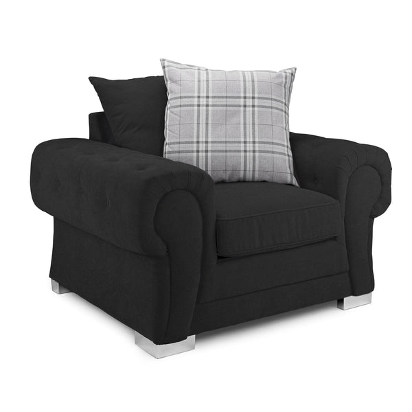 Verona Scatterback Sofa Black Armchair (7026808455232)