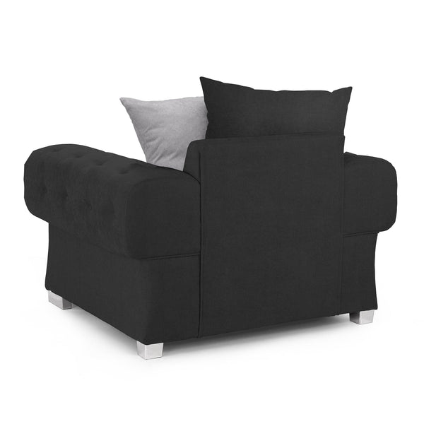 Verona Scatterback Sofa Black Armchair (7026808455232)