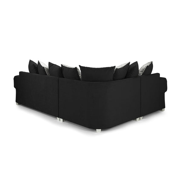 Verona Scatterback Sofa Black Left Hand Facing Corner (7026807341120)