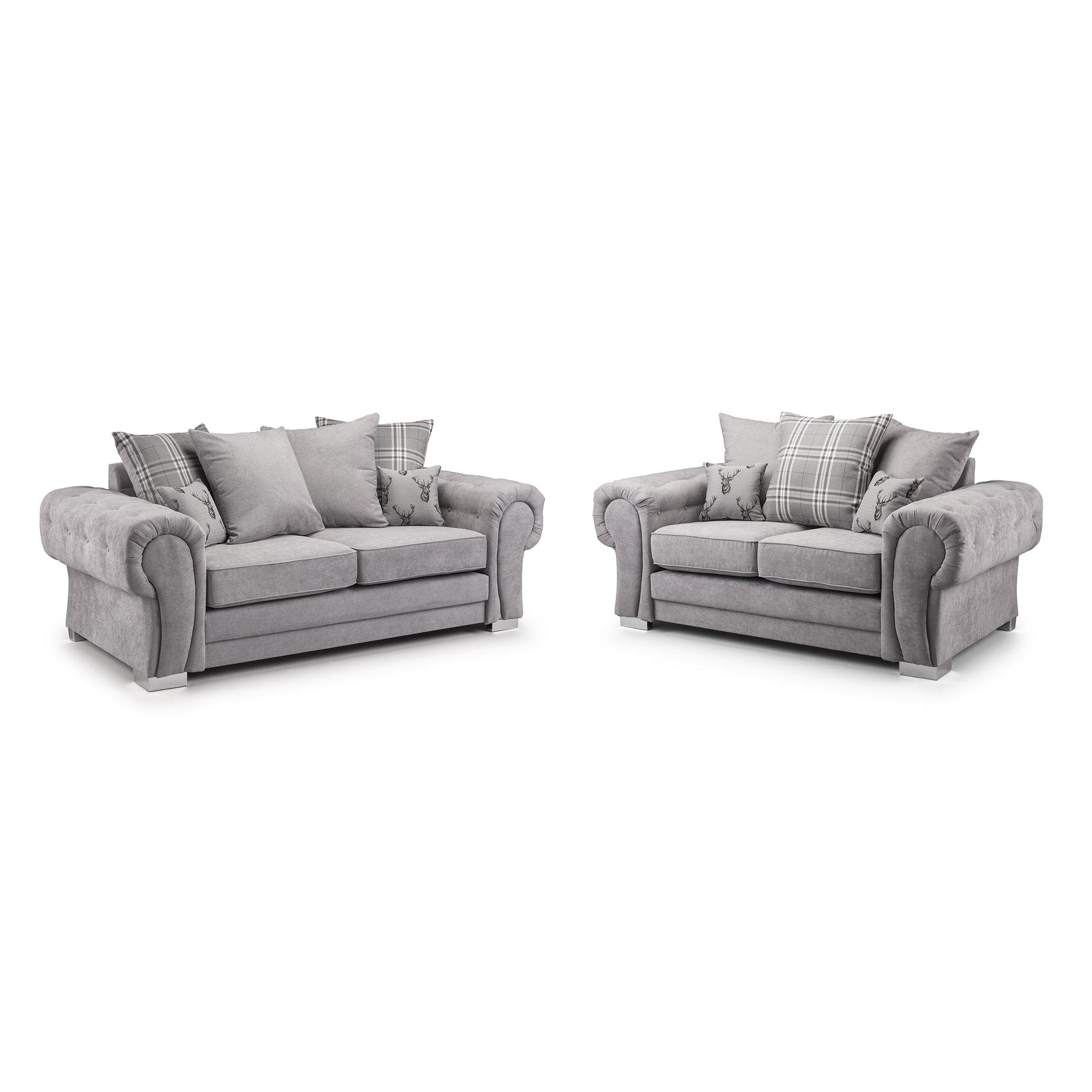 Verona Scatterback Sofa Grey 3+2 Set (7026804031552)