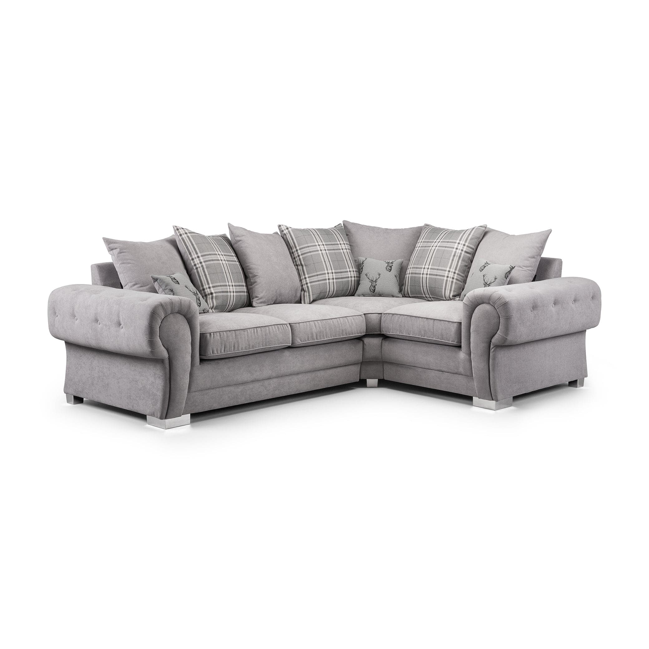 Verona Scatterback Sofa Grey Right Hand Facing Corner (7026802163776)