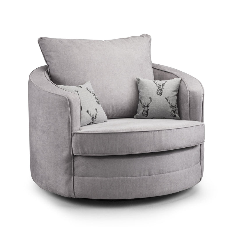 Verona Scatterback Sofa Grey Swivel Chair (7026806554688)