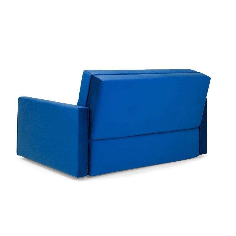 Viva Sofabed Plush Blue 2 Seater (7026815828032)