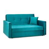 Viva Sofabed Plush Teal 2 Seater (7026815598656)