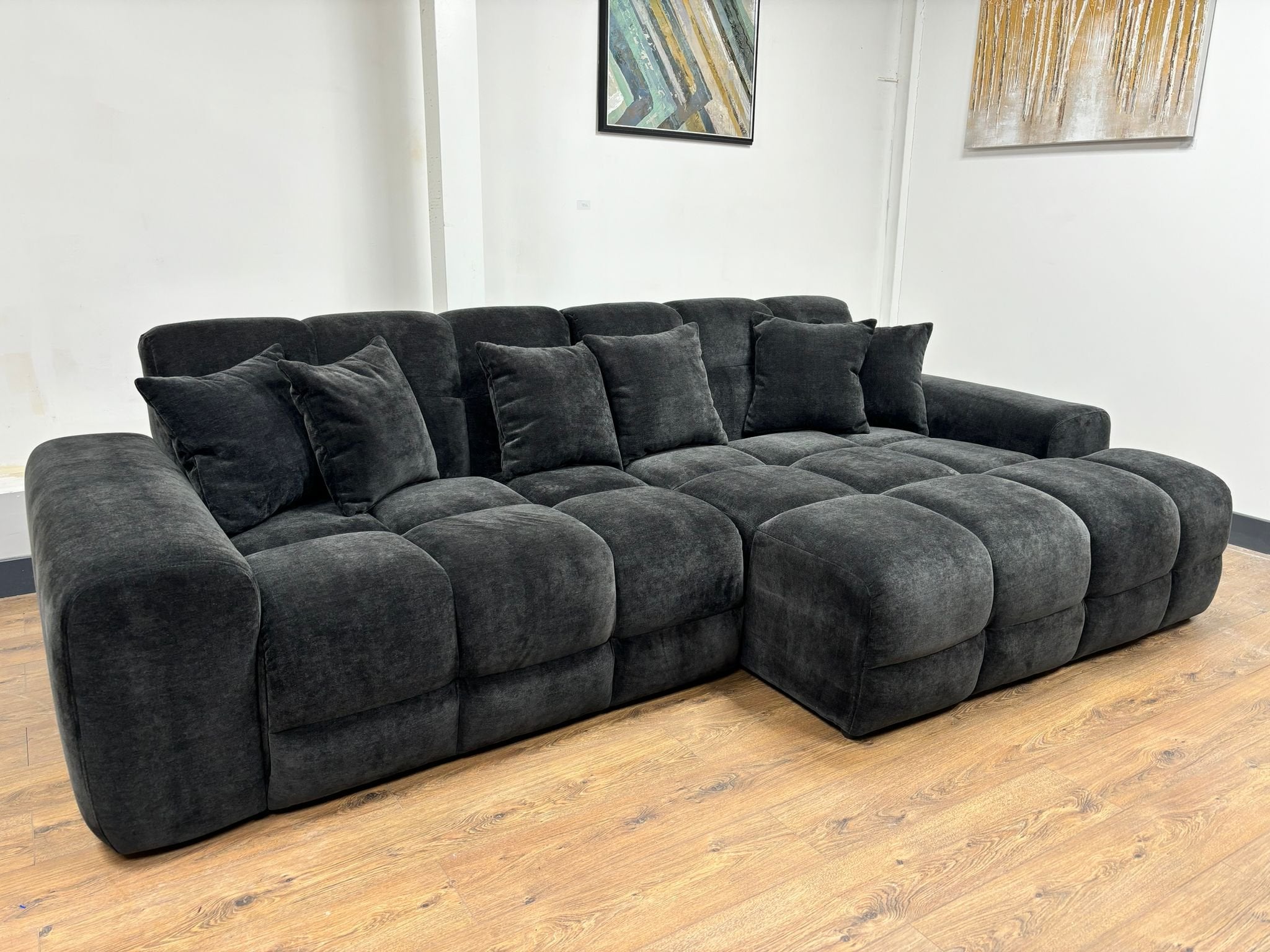 Eve Corner Sofa in Grey (14627509961082)