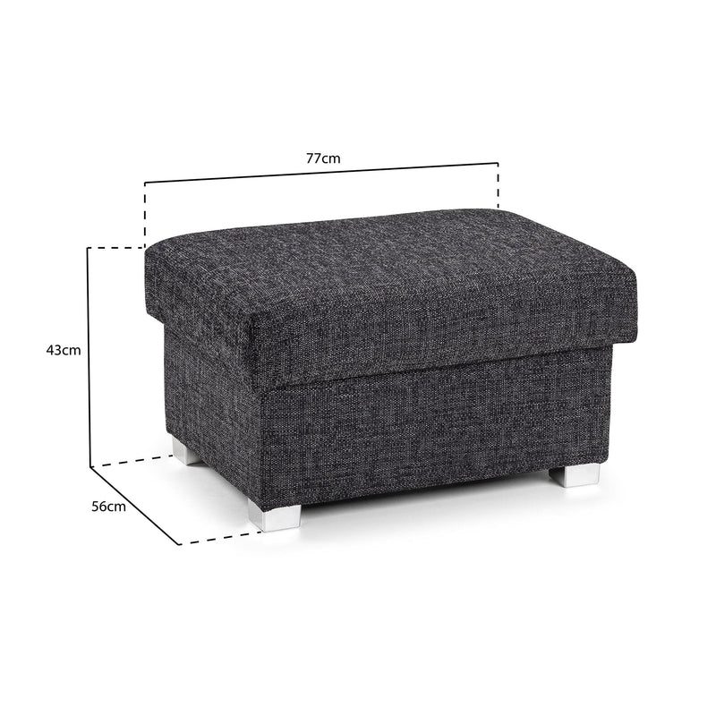 Wilcot Sofa Grey Footstool (7026904170560)