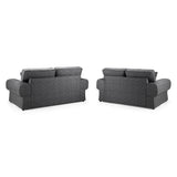 Wilcot Sofa Grey 3+2 Set (7026903646272)