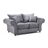 Windsor Fullback Sofa Grey 2 Seater (7026908528704)