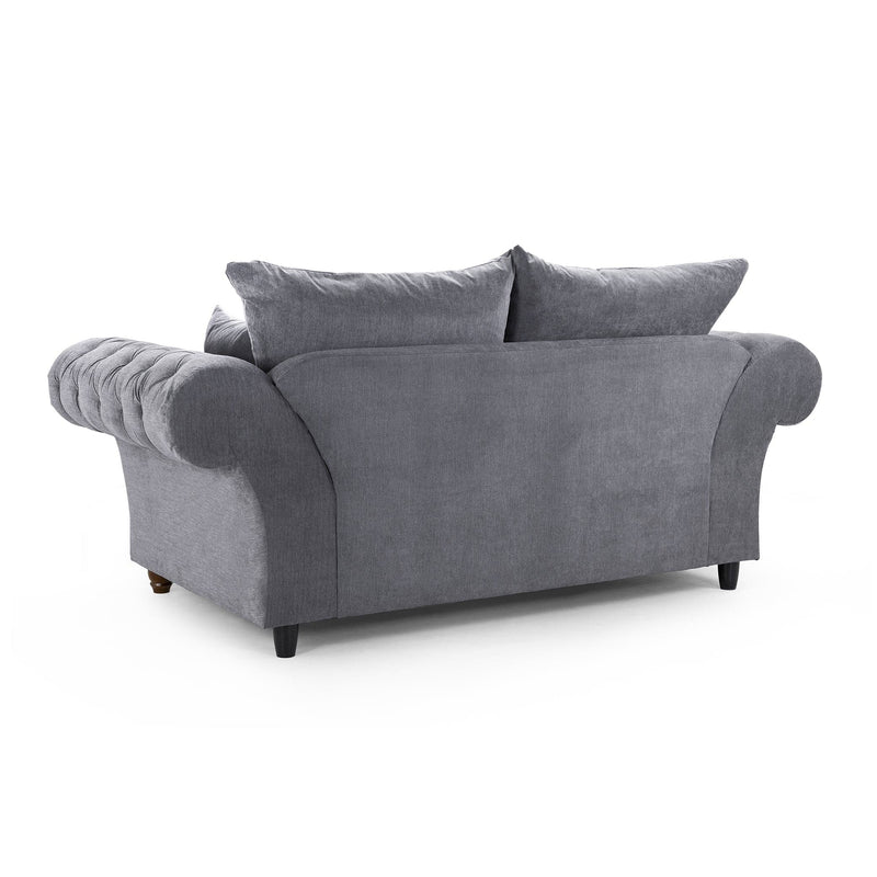 Windsor Fullback Sofa Grey 2 Seater (7026908528704)