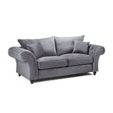 Windsor Fullback Sofa Grey 3 Seater (7026905776192)