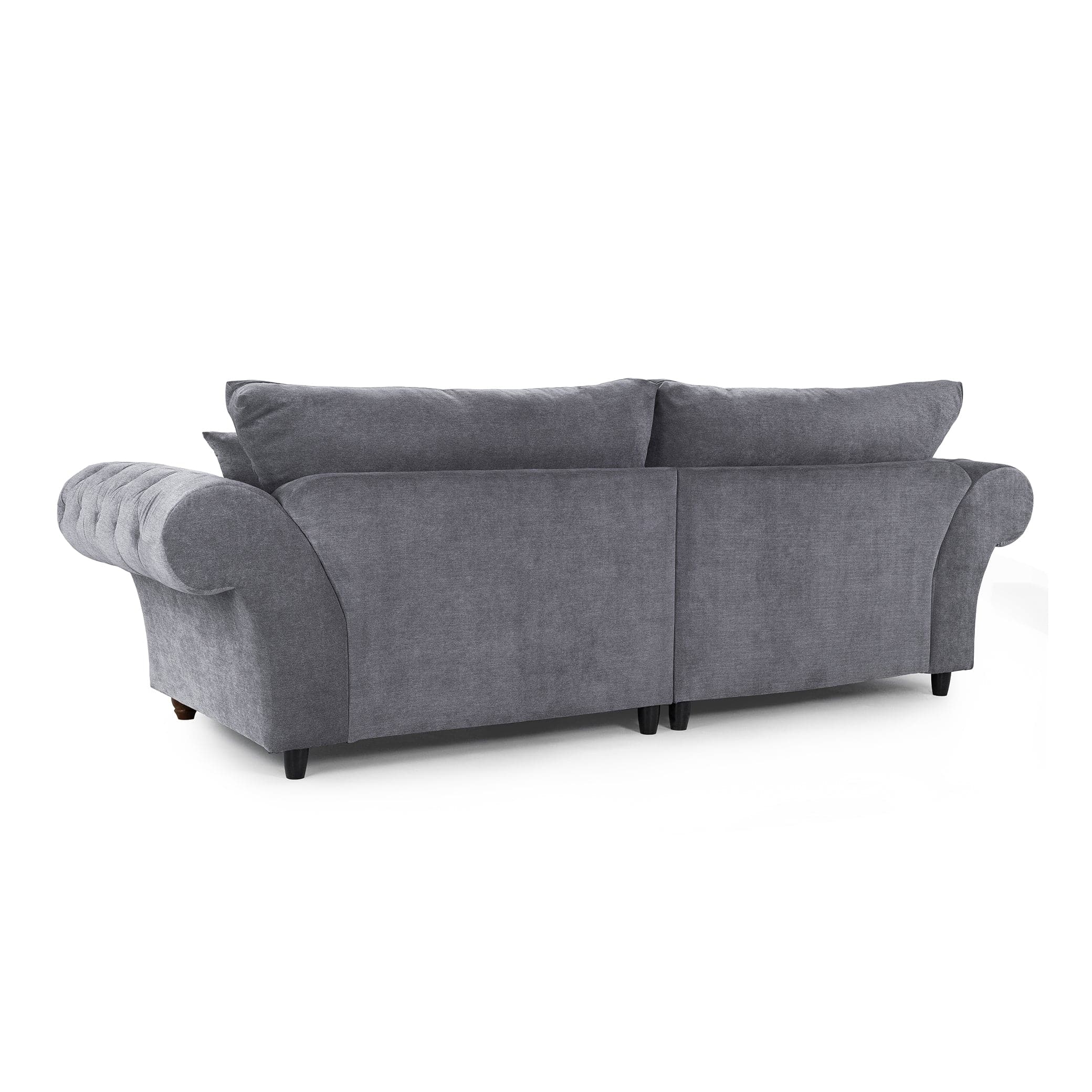 Windsor Fullback Sofa Grey 4 Seater (7026905710656)