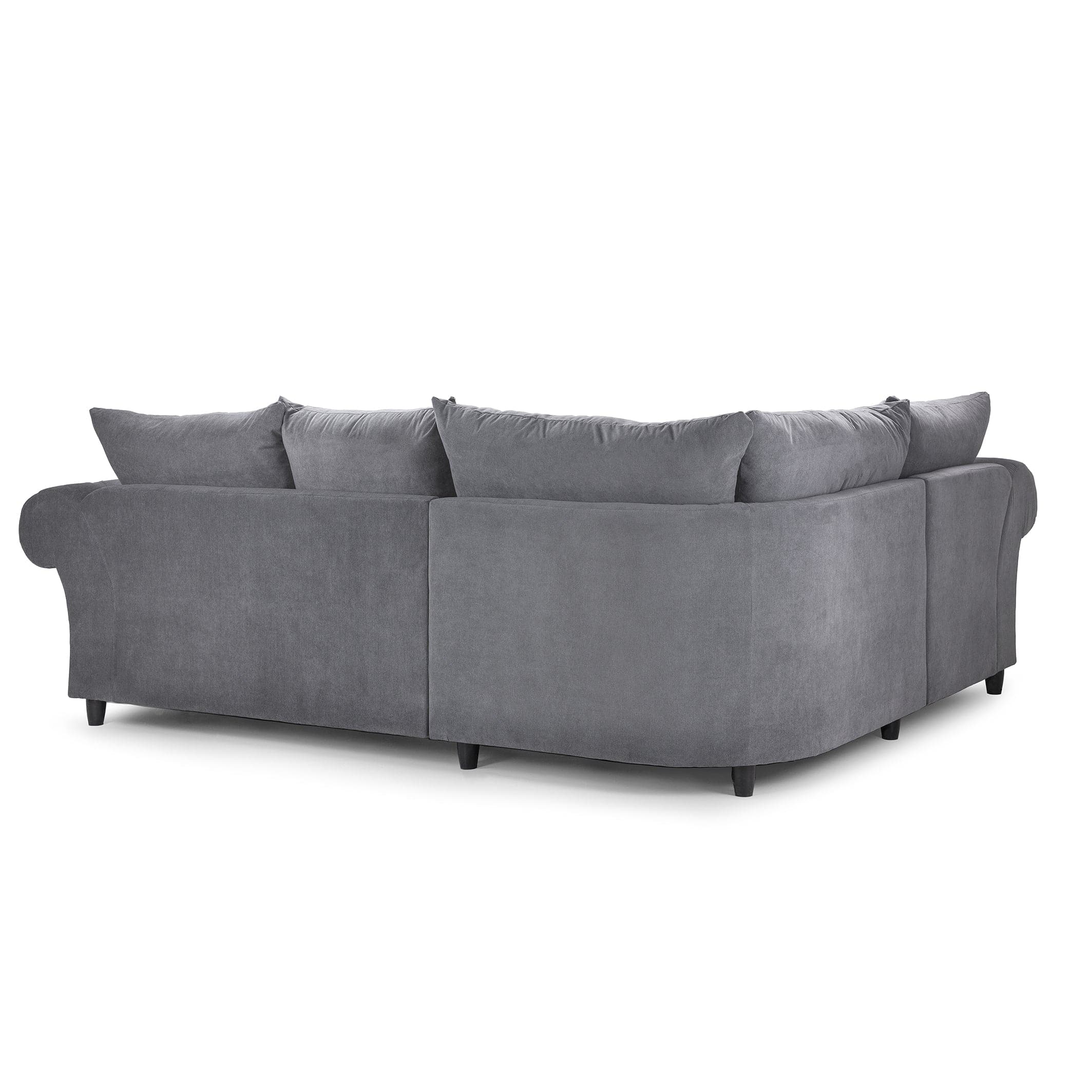 Windsor Fullback Sofa Grey Left Hand Facing Corner (7026905448512)