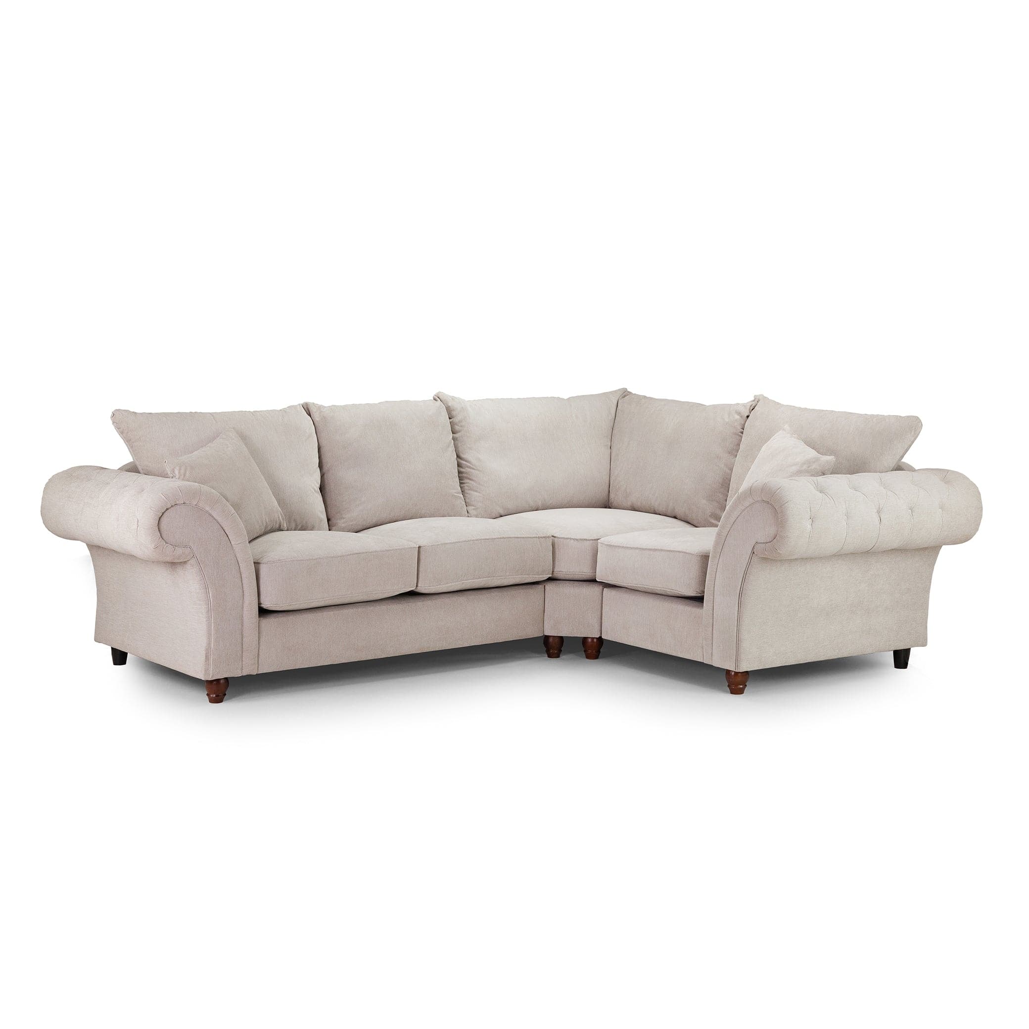 Windsor Fullback Sofa Stone Right Hand Facing Corner (7026909675584)