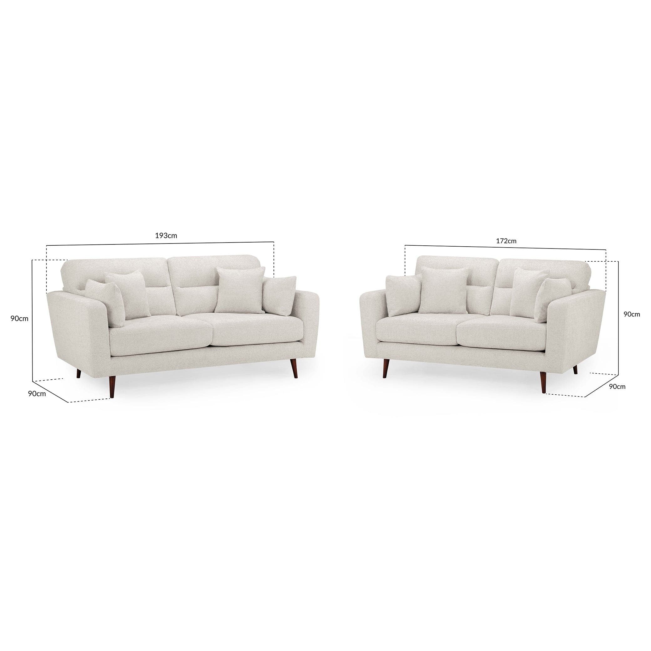 Zenith Sofa Beige 3+2 Set (7026910986304)