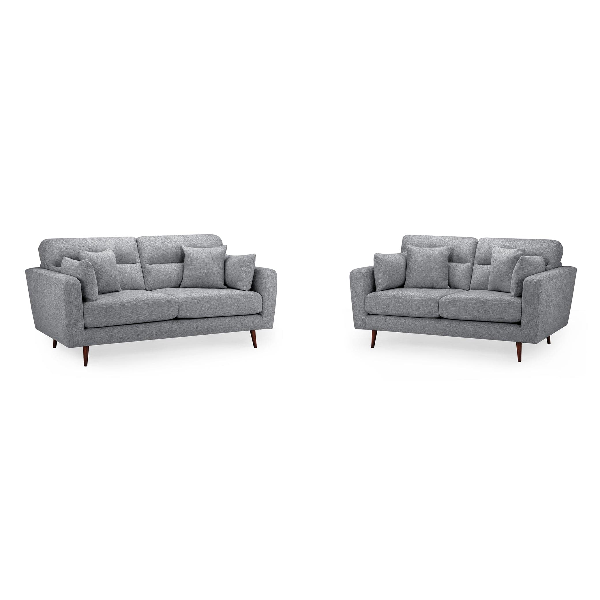 Zenith Sofa Grey 3+2 Set (7026911510592)