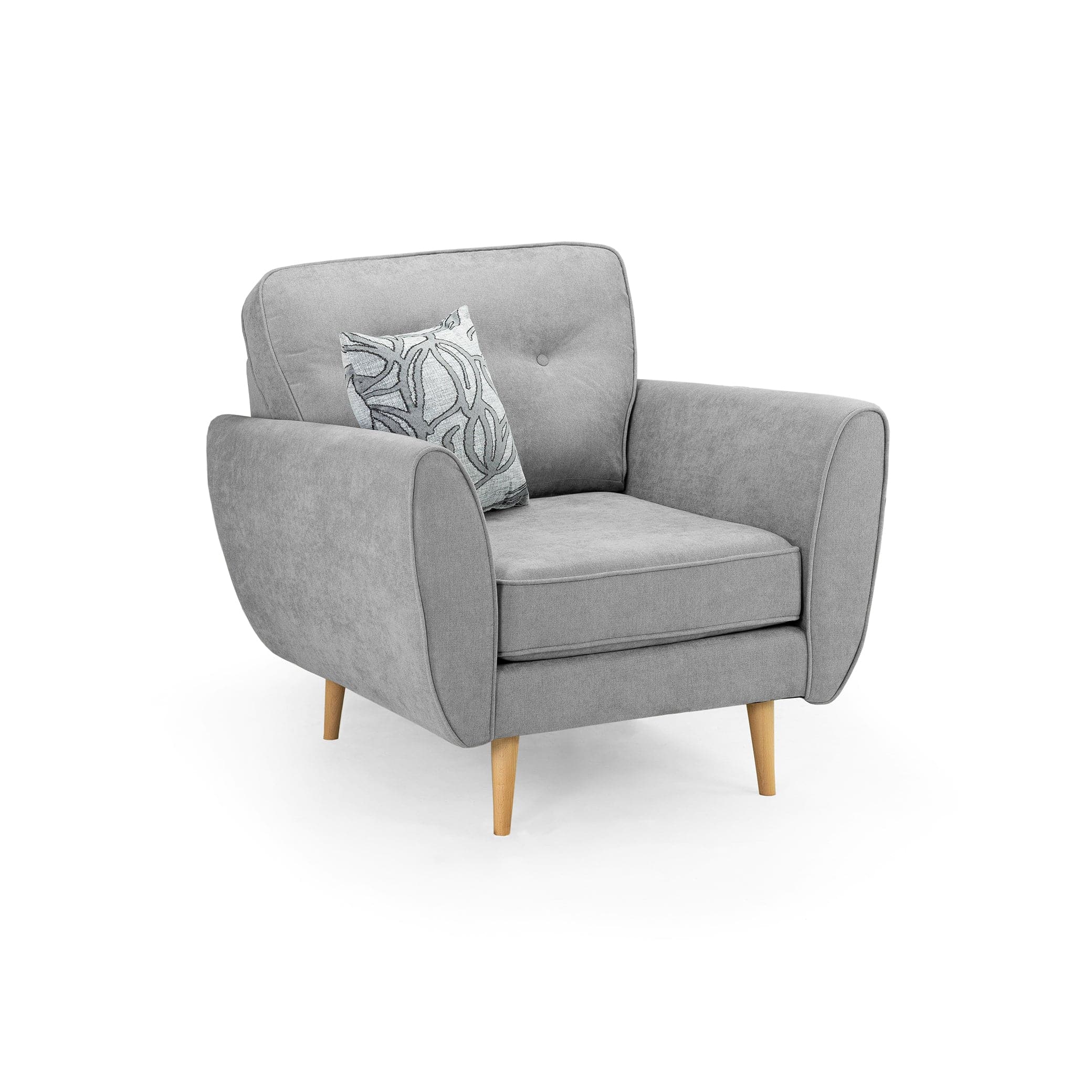 Zinc Sofa Grey Armchair (7027297058880)