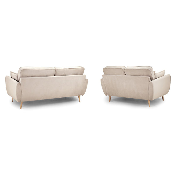 Zinc Sofa Plush Beige 3+2 Set (7027297419328)