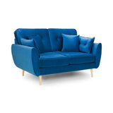 Zinc Sofa Plush Blue 2 Seater (7027297484864)