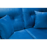 Zinc Sofa Plush Blue 3 Seater (7027297583168)