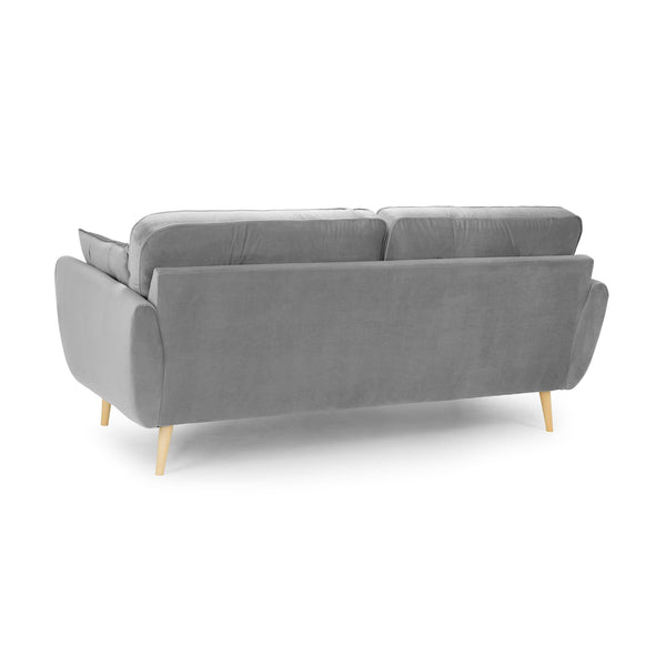 Zinc Sofa Plush Grey 3 Seater (7027309117504)