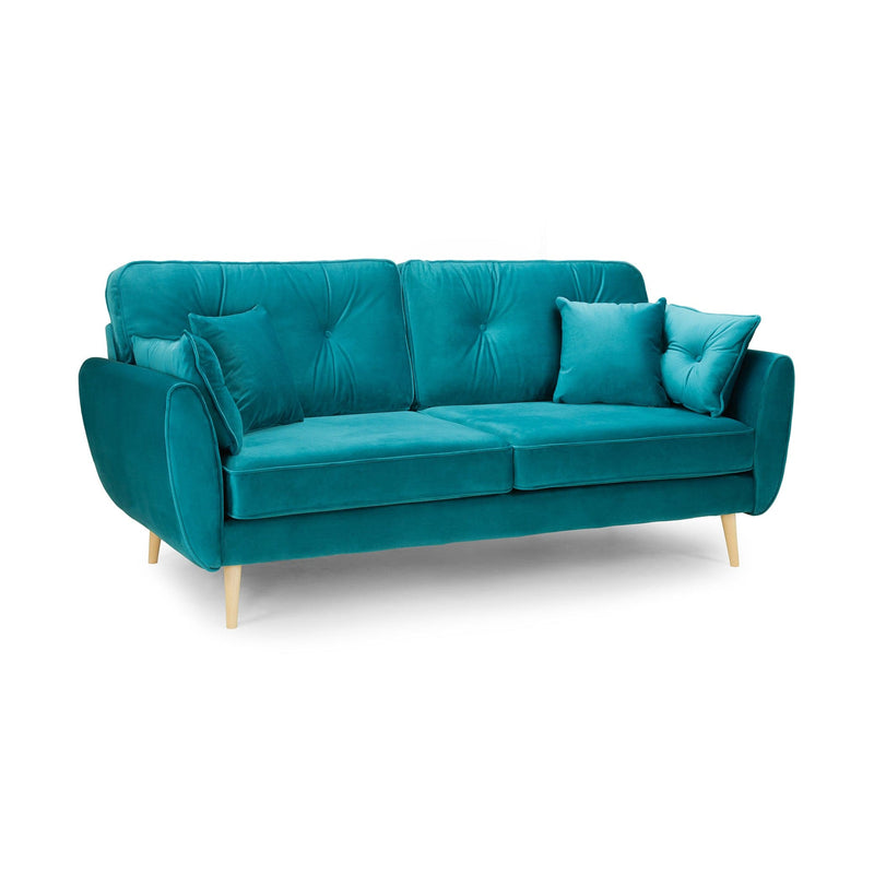 Zinc Sofa Plush Teal 3 Seater (7027309543488)